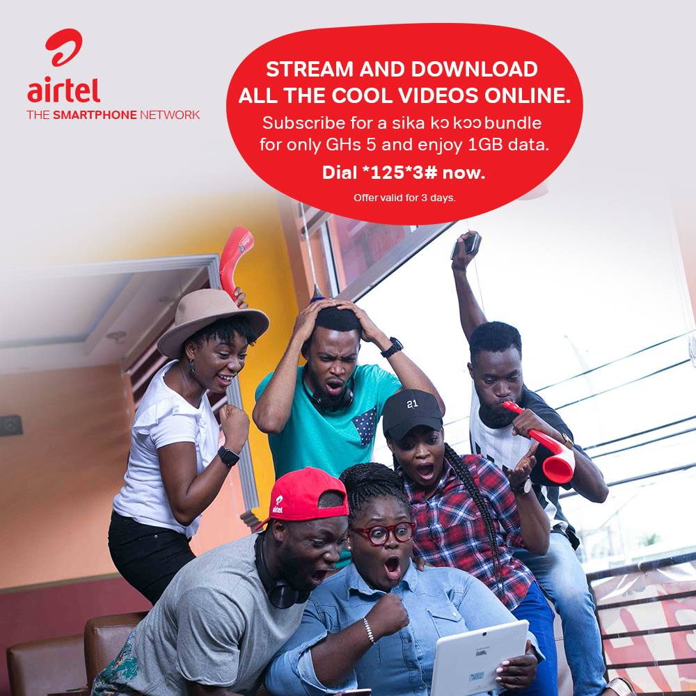 With #SikaKokoo 1GB bundle, it's never a dull moment. Dial *125*3# now to get started.