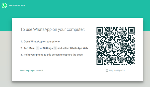 How to use whatsapp qr code