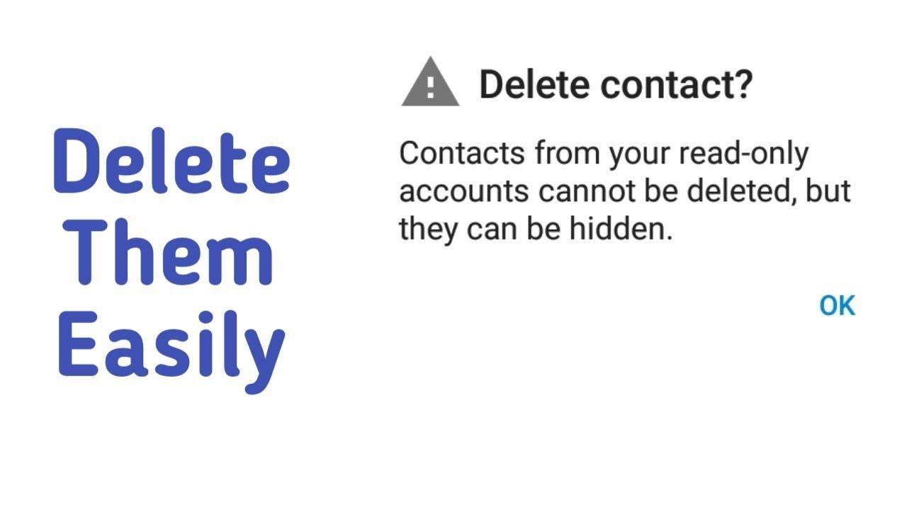 How To Delete Read-Only Contacts on Your Infinix & Tecno Phones